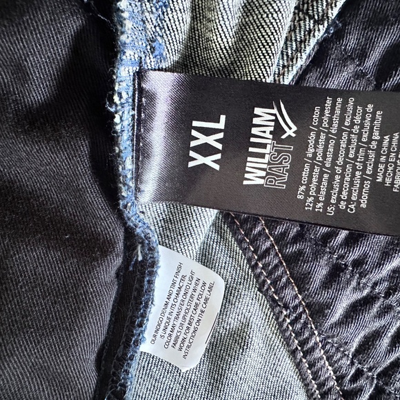 William Rast Men’s Denim Jacket - XXL  NWOT - Picture 10 of 15